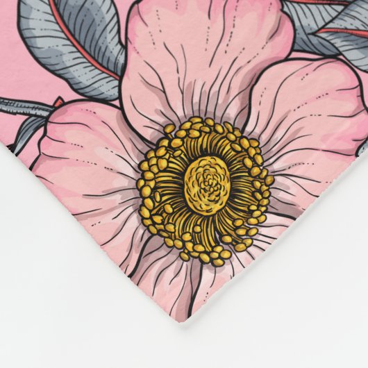 Couverture Polaire Wrens en rose (Coin)