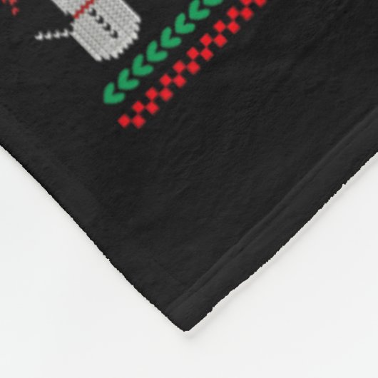 Couverture Polaire Xmas Arbre Éclairage Père Noël équitation Collie C (Coin)