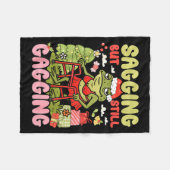 Couverture Polaire Xmas Funny Frog Meme Christmas Sagging But Still G (Devant (Horizontal))
