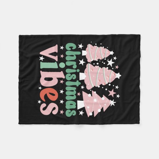 Couverture Polaire Xmas Gift Christmas Vibes (Devant (Horizontal))
