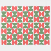Couverture Polaire Xmas Mid-Century (Devant (Horizontal))