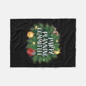 Couverture Polaire Xmas Party Planning Tees & Aparel _ Red Party (Devant (Horizontal))