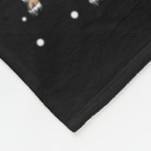 Couverture Polaire Xmas Pug Sledge Christmas Sledge Santa Dog (Coin)