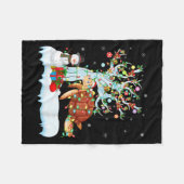 Couverture Polaire Xmas Tree Decoration Lighting Sea Turtle Christmas (Devant (Horizontal))