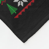 Couverture Polaire Xmas Tree Ugly Style Santa Musical Mandolin Christ (Coin)