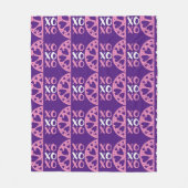Couverture Polaire XOXO Saint-Valentin (Devant)