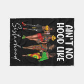 Couverture Polaire Y'a pas de quartier comme la fraternité féminine N (Devant (Horizontal))