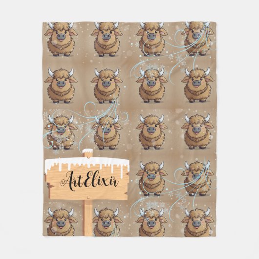 Couverture Polaire Yak Winter Breeze (Devant)