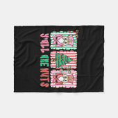 Couverture Polaire Y'all Are Nuts Nutcracker Merry Christmas Funny Xm (Devant (Horizontal))