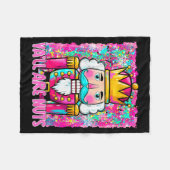 Couverture Polaire Y'all Are Nuts Nutcracker Merry Christmas Funny Xm (Devant (Horizontal))