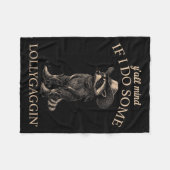 Couverture Polaire Y'all Mind If I Do Some Lollygaggin' Funny Cowboy  (Devant (Horizontal))