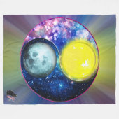 Couverture Polaire Yang-Yin / Soleil-Lune (Devant (Horizontal))