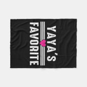 Couverture Polaire Yaya's Favorite  (Devant (Horizontal))