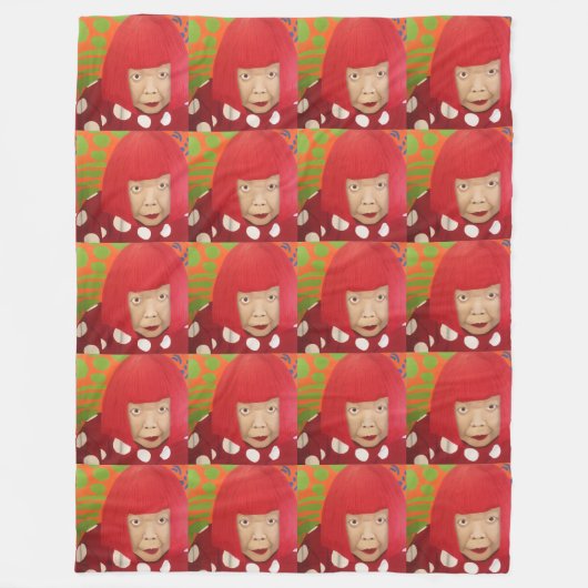 Couverture Polaire Yayoi Kusama (Devant)