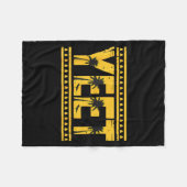 Couverture Polaire Yeet Tribal Art Meme Funny Slang  (Devant (Horizontal))