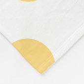 Couverture Polaire Yellow polkadots (Coin)