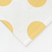 Couverture Polaire Yellow polkadots (Coin)