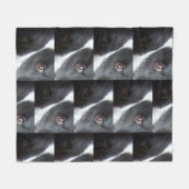 Couverture Polaire Yeux de Berger des Shetland (Devant (Horizontal))