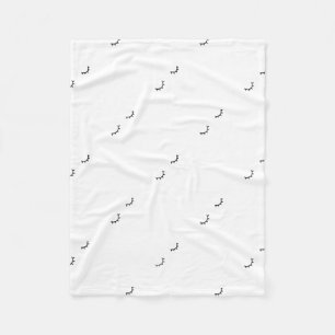 Couverture Polaire Yeux fermés, juste cils