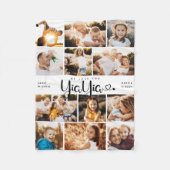 Couverture Polaire YiaYia We Lots Hearts Modern Photo Collage (Devant)