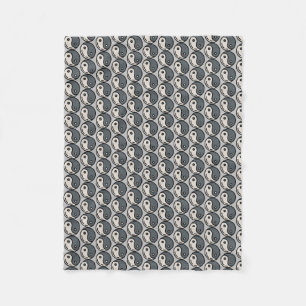 Couverture Polaire yin-yang
