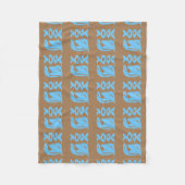 Couverture Polaire Yoga Abstrait, ajouter du texte (Devant)