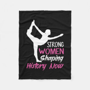 Couverture Polaire Yoga Lover   Femme forte Yoga