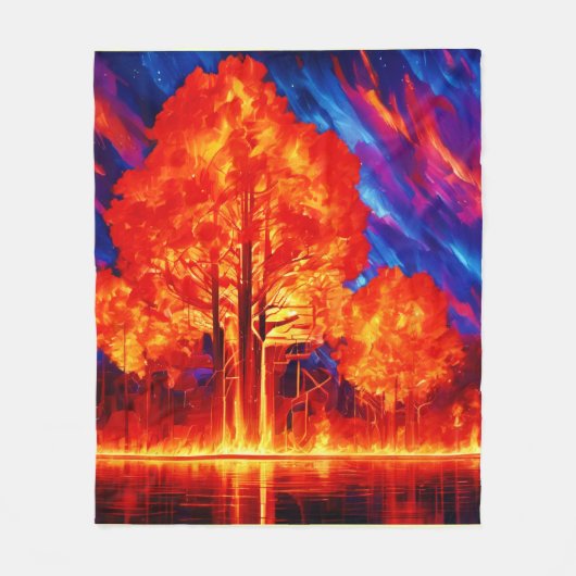 Couverture Polaire Yoga Mat (Devant)