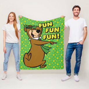 Couverture Polaire Yogi Bear Fun Amusant