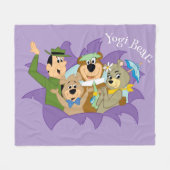 Couverture Polaire Yogi Ours et amis Surprise (Devant (Horizontal))