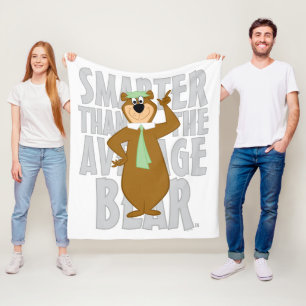 Couverture Polaire Yogi "Plus Intelligent Que L'Ours Moyen"