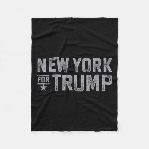 Couverture Polaire York Pour Trump 2024 New Yorkais Aime Le Coeur Tru