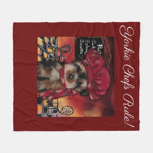 COUVERTURE POLAIRE YORKIE POO (Devant (Horizontal))