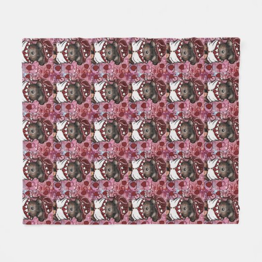 Couverture Polaire Yorkie Poo (Devant (Horizontal))