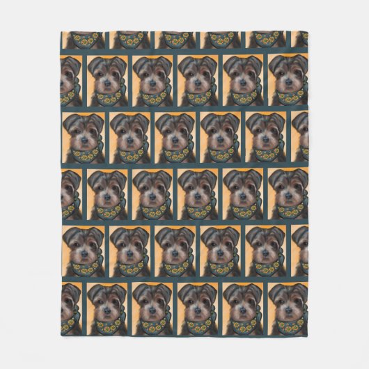 COUVERTURE POLAIRE YORKIE POO (Devant)