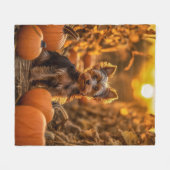 Couverture Polaire Yorkie Pup (Devant (Horizontal))