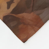 Couverture Polaire Yorkipoo à l'automne Feuilles automne Inspire (Coin)