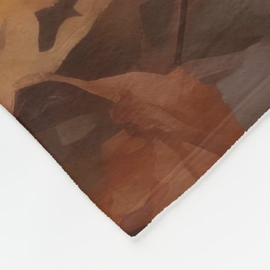 Couverture Polaire Yorkipoo à l'automne Feuilles automne Inspire (Coin)