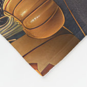 Couverture Polaire Yorkipoo Halloween Éffrayant (Coin)