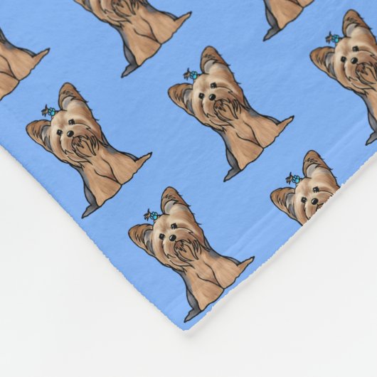 Couverture Polaire Yorkshire Terrier (Coin)