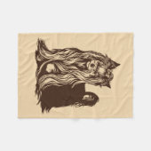 Couverture Polaire yorkshire terrier (Devant (Horizontal))