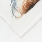 Couverture Polaire Yorkshire Terrier - LA REINE DE CETTE FAMILLE (Coin)