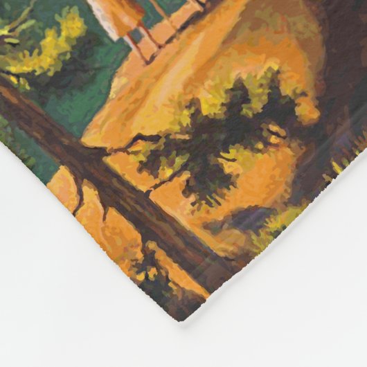 Couverture Polaire Yosemite Travel Art (Coin)