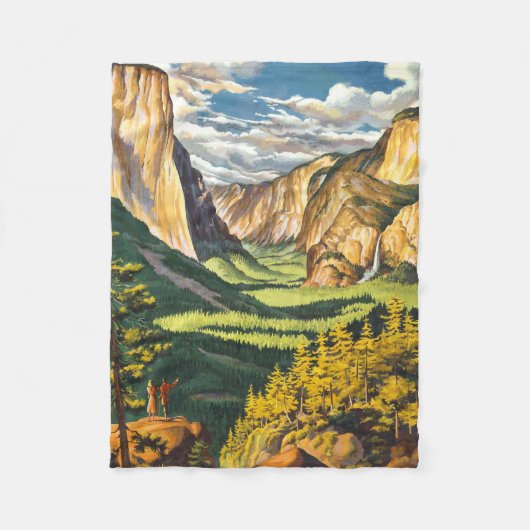 Couverture Polaire Yosemite Travel Art (Devant)
