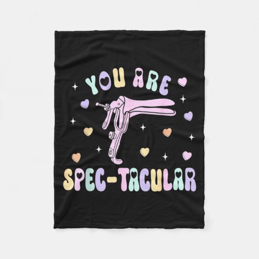 Couverture Polaire You Are Spec-tacular Speculum Obgyn Valentine Day  (Devant)