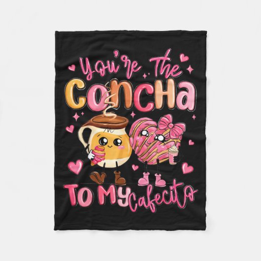 Couverture Polaire You Are The Concha To My Cafecito Funny Mexican Va (Devant)