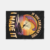 Couverture Polaire You Can Read This Parasailer Paragliding Boating P (Devant (Horizontal))