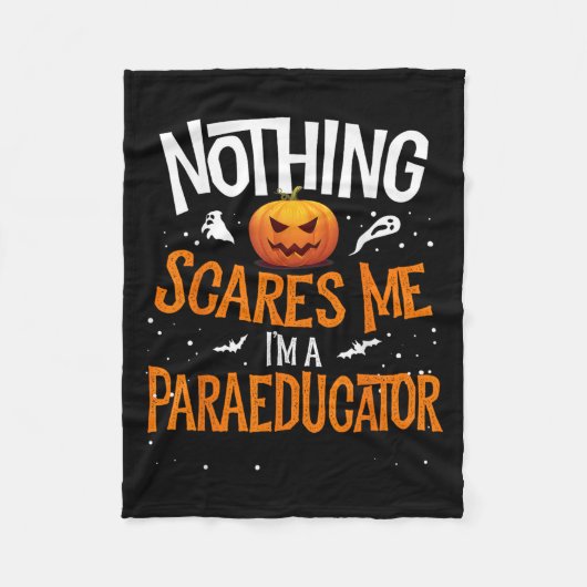 Couverture Polaire You Cannot E Me I'm A Paraeducator Halloween Para (Devant)