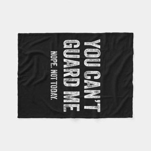 Couverture Polaire You Can't Guard Me  (Devant (Horizontal))