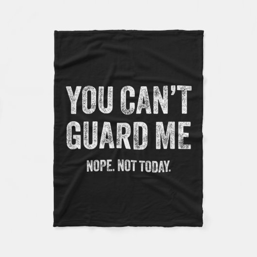 Couverture Polaire You Can't Guard Me  (Devant)